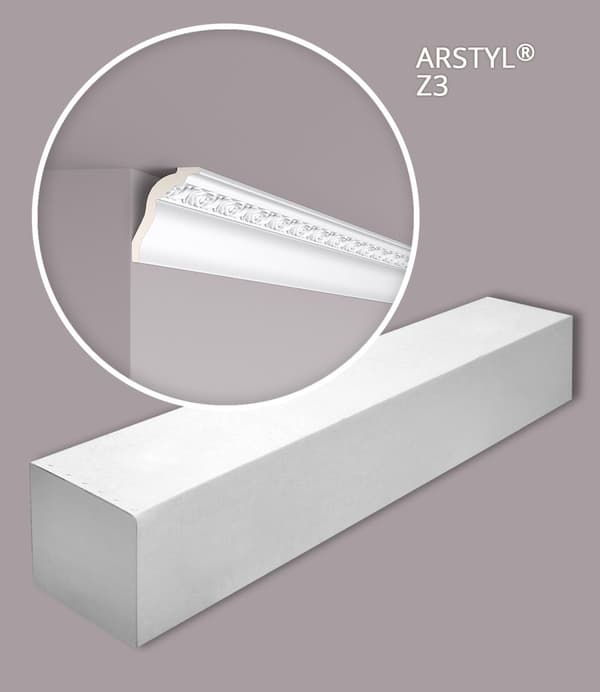 Taklist NMC ARSTYL Z3-box 1 låda innehåller 12 lister 24 m