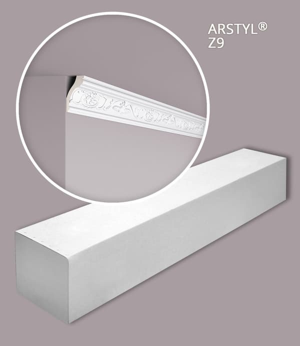 Taklist NMC ARSTYL Z9-box 1 låda innehåller 26 lister 52 m
