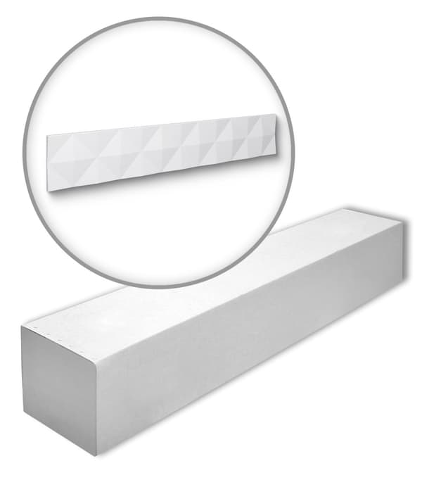 3d vægpanel NMC ARSTYL PYRAMID-box 1 kasse med 4 paneler