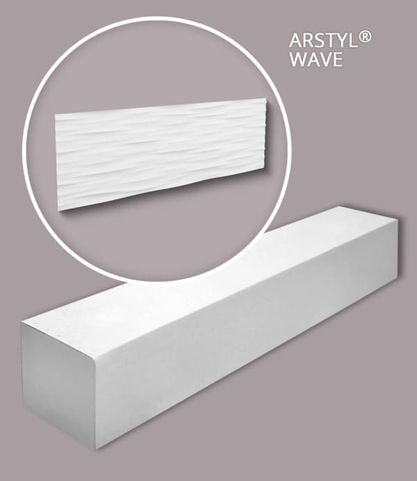3D-väggpanel NMC ARSTYL WAVE-box 1 låda innehåller 7 paneler