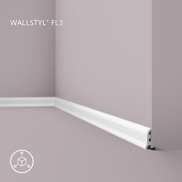 Golvlist NMC WALLSTYL FL3 stil tidlös / klassisk