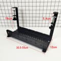 Miniatyrbilde 3 av 3: Effektiv Kabelorganisator for Skrivebord – Justerbar fra 30,5 til 55 cm