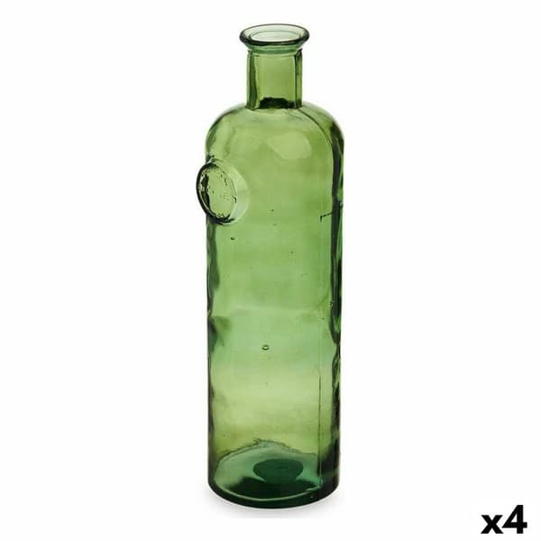 Flaske Stamp Grøn 14 x 44 x 13 cm Indretning (4 enheder)
