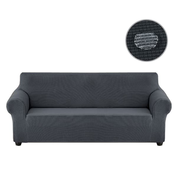 Elastisk sofatrekk 140-180cm - Mørkegrå