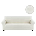 Miniatyrbilde 2 av 3: Elastisk sofatrekk 180-240cm - Off-White