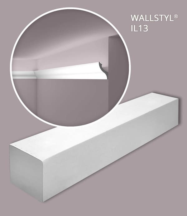 Kronlister NMC WALLSTYL IL13-box 1 kasse med 15 lister 30 m