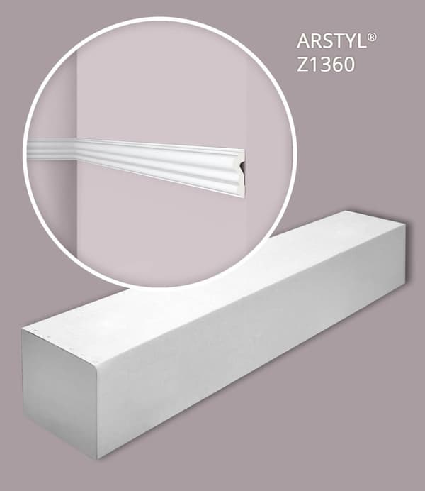 Peitelistat NMC ARSTYL Z1360-box 1 laatikko kanssa 39 listat 78 m