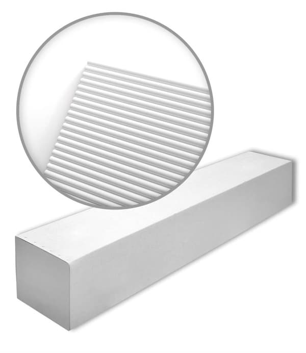 3D-väggpaneler NMC ARSTYL CANELÉ S-box 1 låda innehåller 6 lister 12 m
