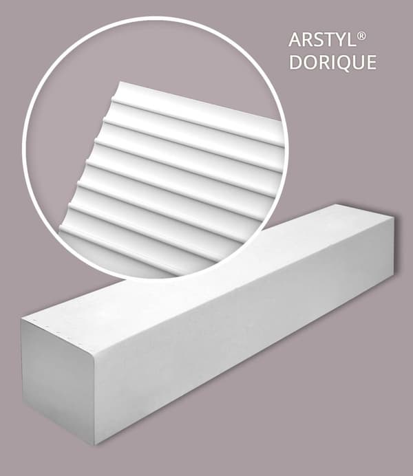 3D Seinäpaneelit NMC ARSTYL DORIQUE-box 1 laatikko kanssa 6 listat 12 m