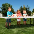 Miniatyrbillede 7 af 8: Lifetime Klapbord Ajustable 183x76x91 Cm Hvid