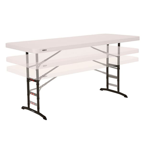 Lifetime Klapbord Ajustable 183x76x91 Cm Hvid