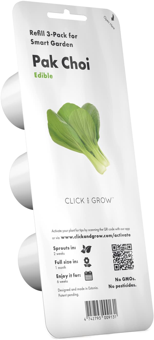 Click & Grow Smart Garden refill Pak Choi 3pcs