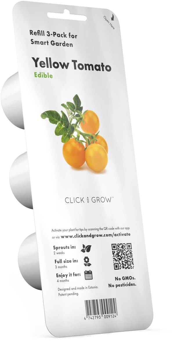 Click & Grow Smart Garden refill Yellow Mini Tomato 3pcs