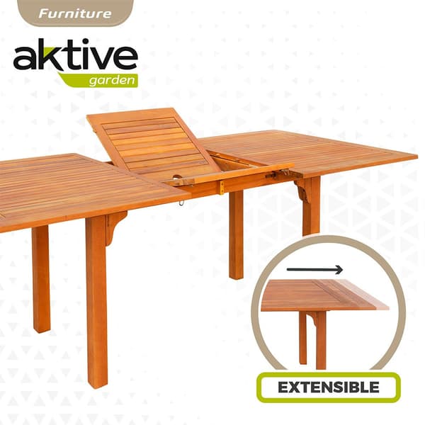 Aktive Udvidelsesbord Acacia 150x100x74 Cm