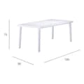 Miniatyrbillede 3 af 3: Garbar Havebord Sevilla Hvid