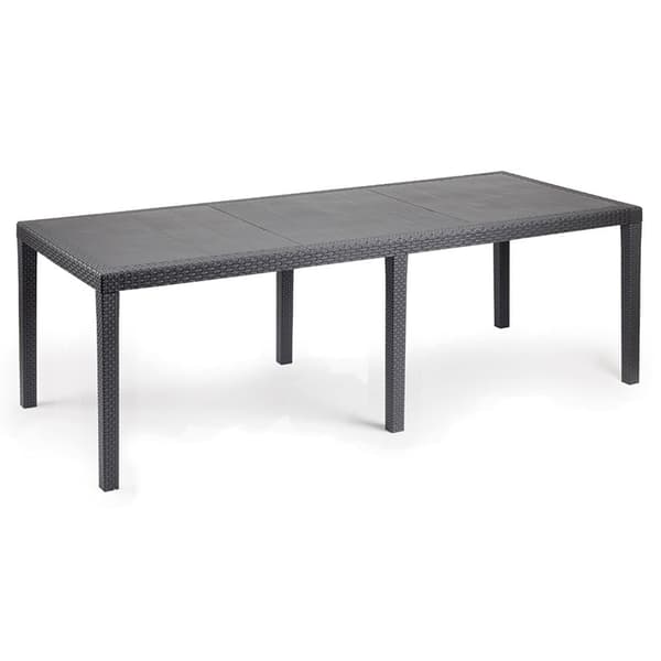Ipae Pro Garden Udvidelsesbord 150-220x90 Cm Sort