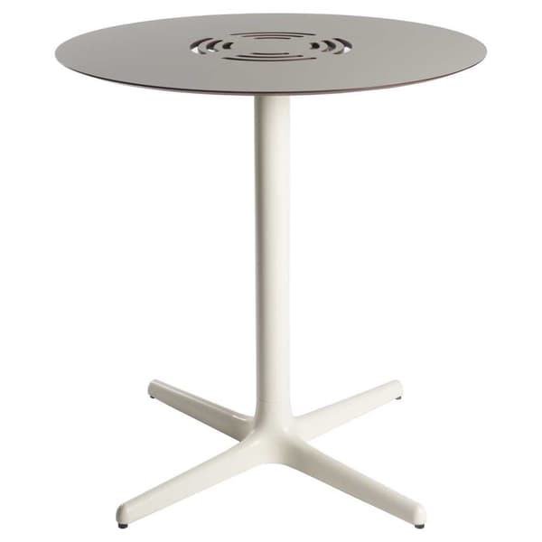 Resol Avrundad Toledo Aire 70 Centimeter Trädgård Bord Silver