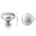 Miniatyrbild 3 av 3: Knoppar till luckor och lådor - 30mm 10-pack Matt Rostfritt stål