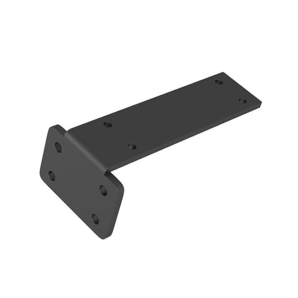 Kraftig Veggkonsoll 30cm - Sort