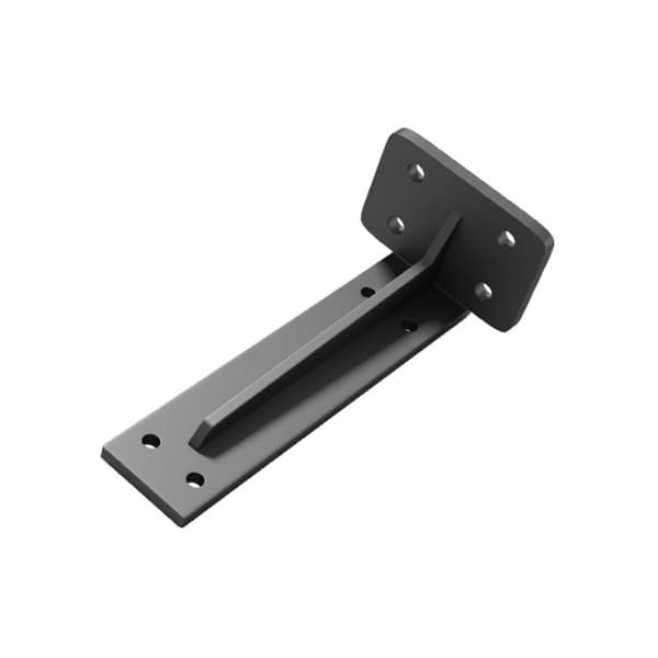 Stærkt vægbeslag 30cm - Sort