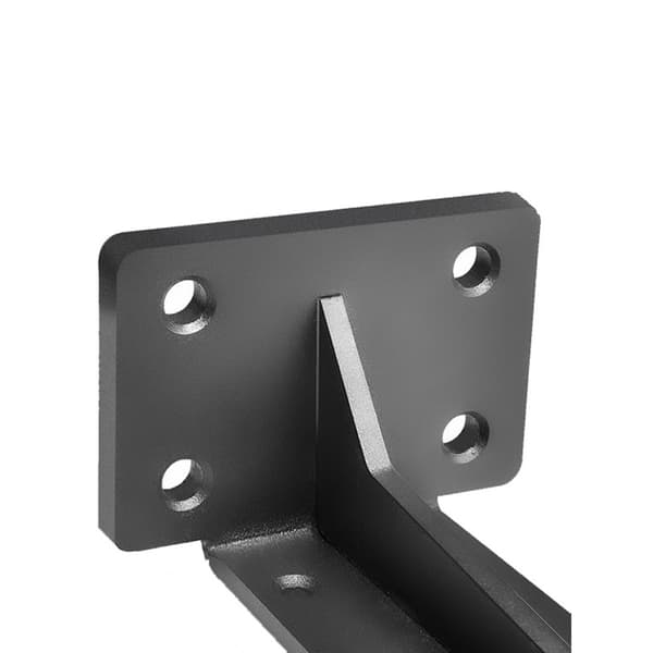 Stærkt vægbeslag 30cm - Sort