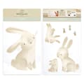 Miniatyrbillede 1 af 6: Little Dutch - Luksus Wall Stickers - Baby Bunny - Brun/Hvid - 30x52cm