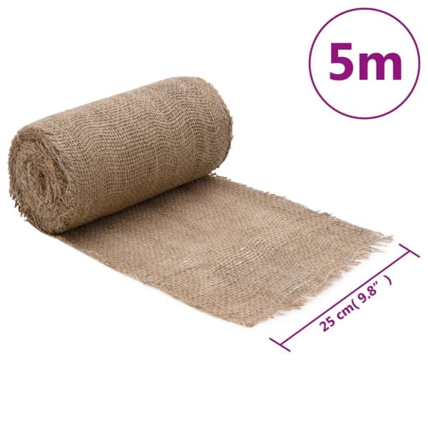 vidaXL Juuttirulla 0,25x5 m 100% juutti 200 gsm