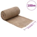Miniatyrbilde 6 av 7: vidaXL Juterull 0,25x100 m 100% jute 200 gsm