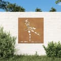Pikkukuva 1 / 8: Puutarhaseinäkoriste 55x55 cm corten teräs balettitanssijakuvio