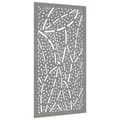 Pikkukuva 3 / 8: Puutarhaseinäkoriste 105x55 cm corten teräs lehtikuvio