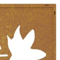 Pikkukuva 7 / 8: Puutarhaseinäkoriste 55x55 cm corten teräs vaahteranlehtikuvio