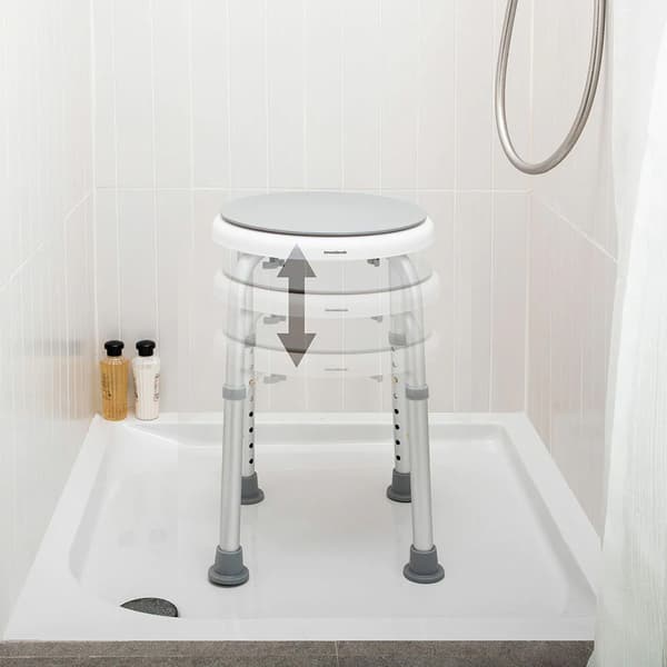 Innovagoods Justerbar badpall med roterbar sits