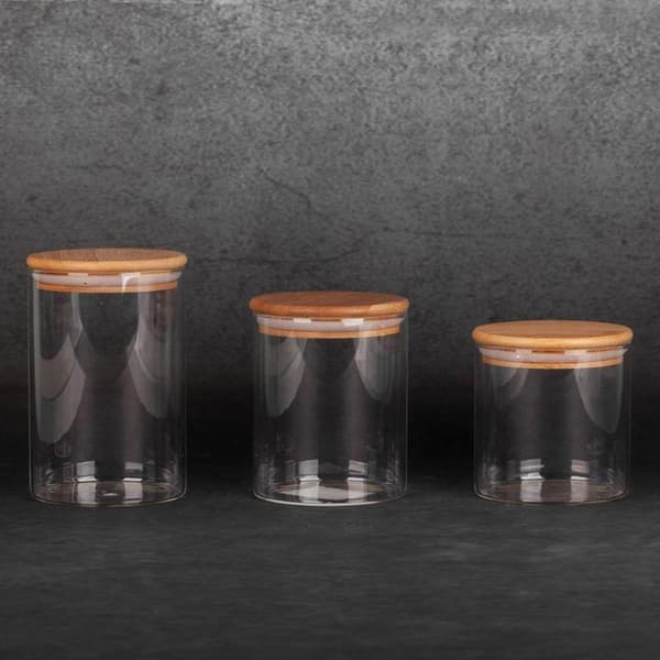 DEKORATIVE GLAS FLER (01) 30 X 16 X 10 CM TRANSPARANT