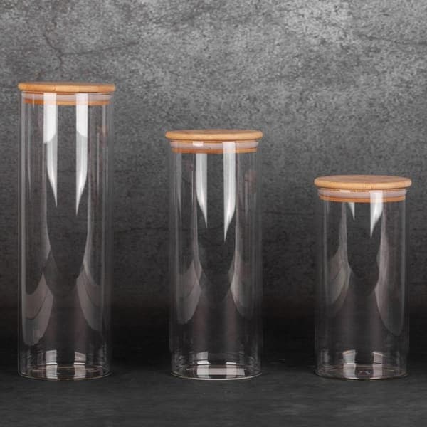 DEKORATIVE GLAS FLER (02) 30 X 31 X 10 CM TRANSPARANT