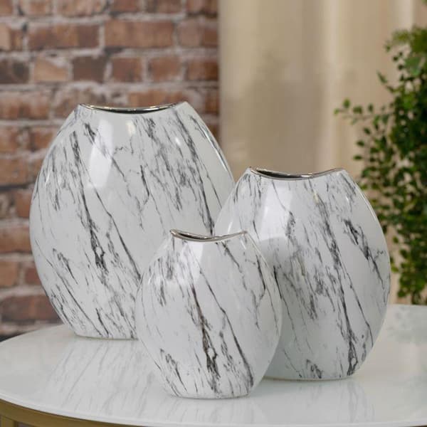 DEKORATIV PLADE SANA (02) 36 X 19 X 6 CM HVID