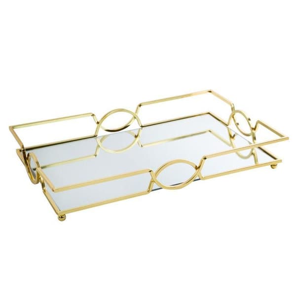 KERAMISK 30 X 45 X 7 CM GULD