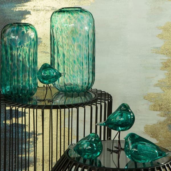 DEKORATIV GLASVAS GALINA2 (1) FI 19 X 34 CM TURKOS
