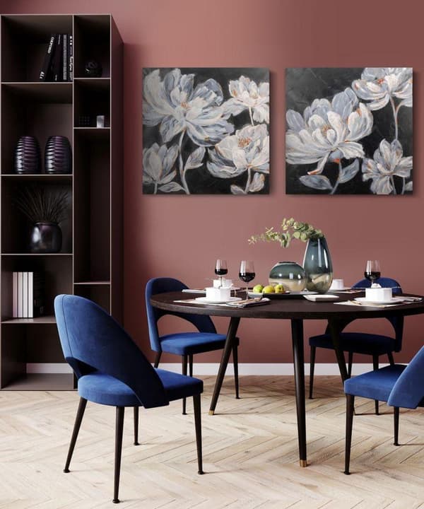 BILLEDE 430A 80 X 80 CM SORT