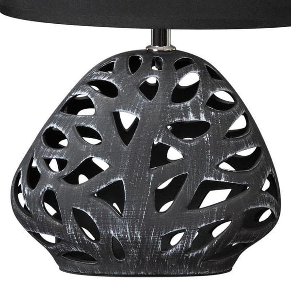 DEKORATIV LAMPA DAKOTA (1) 25 X 16 X 40 CM SVART