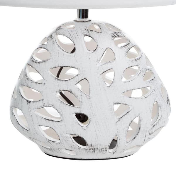 DEKORATIV LAMPA DAKOTA (2) 25 X 16 X 40 CM VIT
