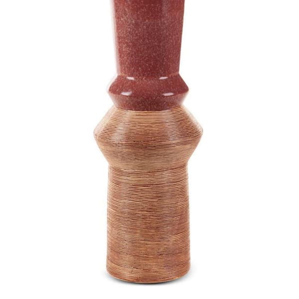 DEKORATIV LAMPA ELDA (01) FI 35 X 75 CM TEGELRÖTT