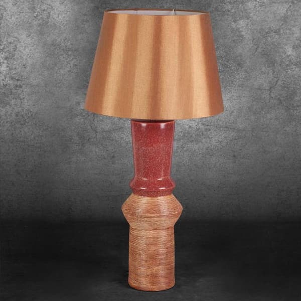 DEKORATIV LAMPA ELDA (01) FI 35 X 75 CM TEGELRÖTT