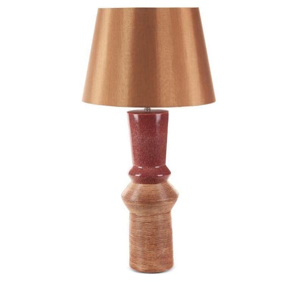 DEKORATIV LAMPA ELDA (01) FI 35 X 75 CM TEGELRÖTT