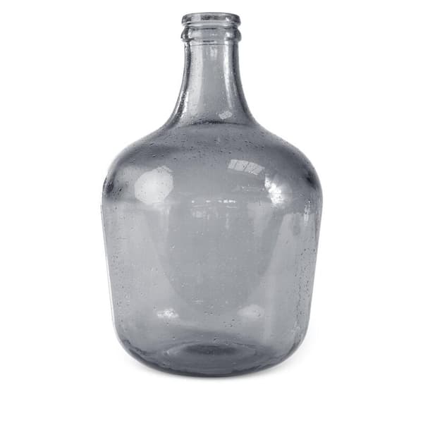 DEKORATIV GLASVAS LILY FI 27 X 42 CM GRÅ