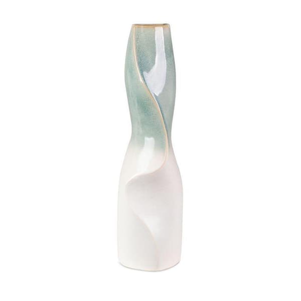 DEKORATIV VASE LIANA (01) 14 X 13 X 47 CM CREME