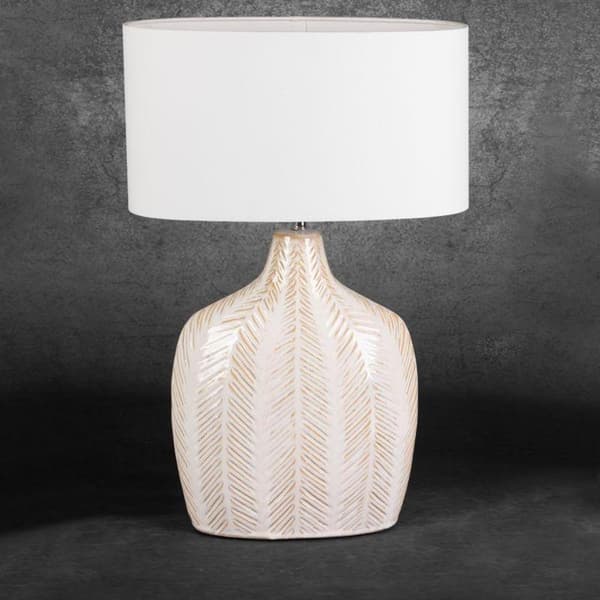 DEKORATIV LAMPA LIZA (01) 38 X 18 X 58 CM KRÄM