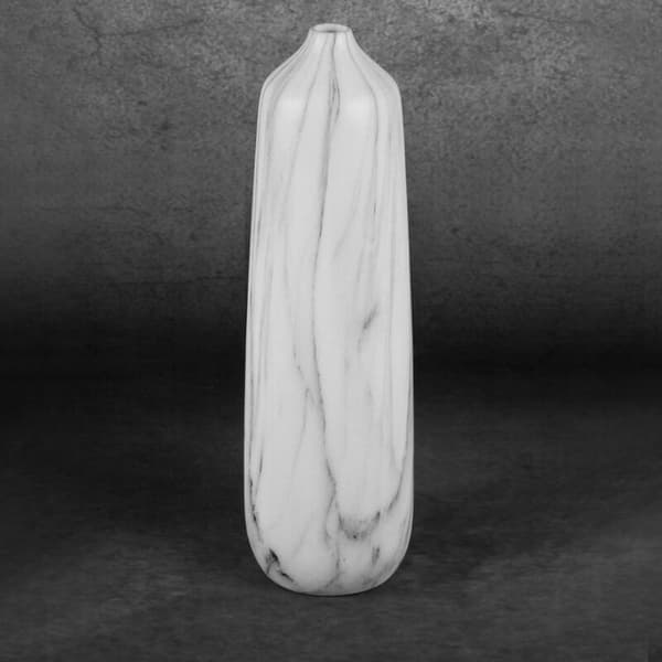 MIJA DEKORATIV VASE (01) 13 X 13 X 42 CM CREME