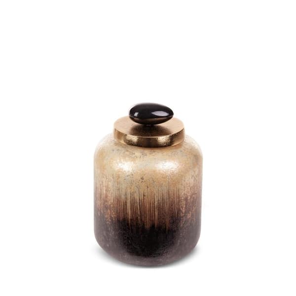 DEKORATIV GLAS FIGUR GALA (02) FI 14 X 23 CM BRUN