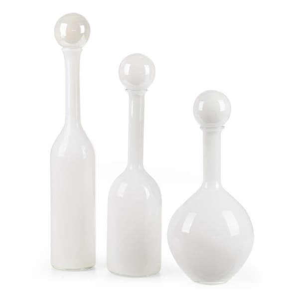DEKORATIV GLASVAS ISLA FI 12 X 70 CM VIT