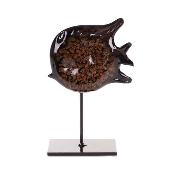 DEKORATIV GLAS FIGURIN GRETA (02) 13 X 6 X 19 CM BRUN